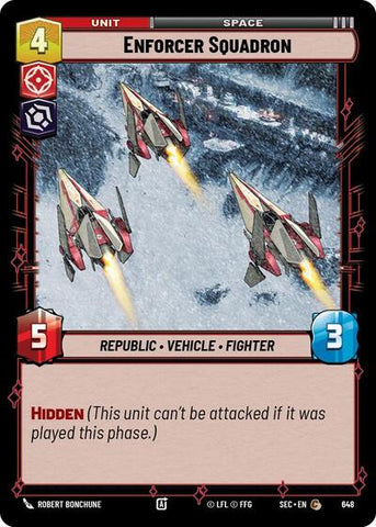 Enforcer Squadron (Foil) - Foil (Secrets of Power)(SEC-0648/1167)(C)
