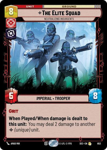 The Elite Squad, Neutralizing Insurgents (Foil) - Foil (Secrets of Power)(SEC-0653/1167)(R)