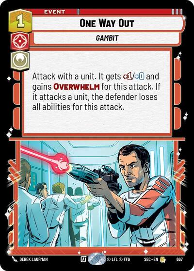 One Way Out (Foil) - Foil (Secrets of Power)(SEC-0667/1167)(R)