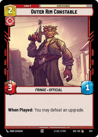 Outer Rim Constable (Foil) - Foil (Secrets of Power)(SEC-0673/1167)(C)