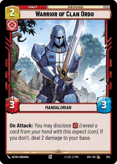 Warrior of Clan Ordo (Foil) - Foil (Secrets of Power)(SEC-0674/1167)(C)