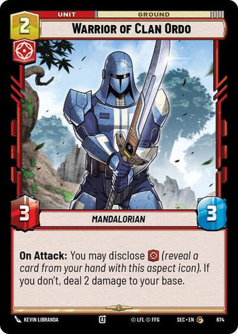 Warrior of Clan Ordo (Foil) - Foil (Secrets of Power)(SEC-0674/1167)(C)