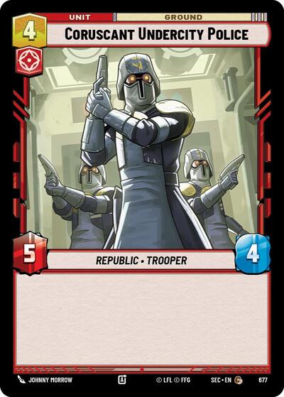Coruscant Undercity Police (Foil) - Foil (Secrets of Power)(SEC-0677/1167)(C)