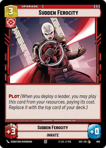 Sudden Ferocity (Foil) - Foil (Secrets of Power)(SEC-0686/1167)(C)