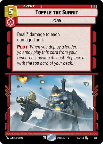 Topple the Summit (Foil) - Foil (Secrets of Power)(SEC-0693/1167)(R)