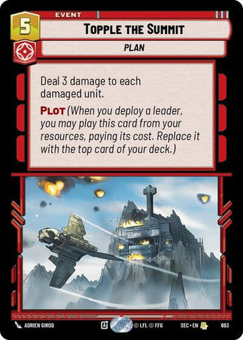 Topple the Summit (Foil) - Foil (Secrets of Power)(SEC-0693/1167)(R)