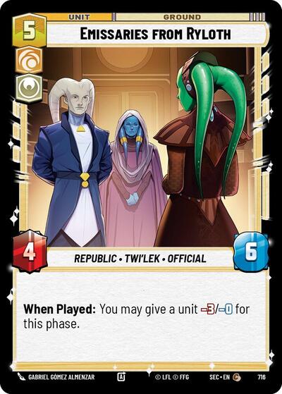 Emissaries from Ryloth (Foil) - Foil (Secrets of Power)(SEC-0716/1167)(C)
