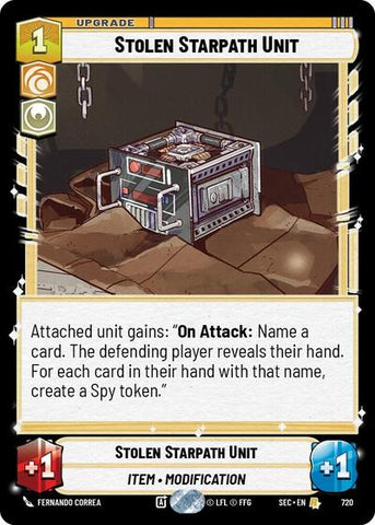 Stolen Starpath Unit (Foil) - Foil (Secrets of Power)(SEC-0720/1167)(R)