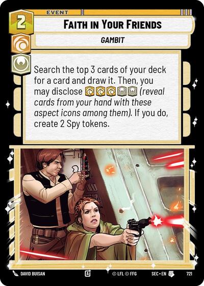 Faith in Your Friends (Foil) - Foil (Secrets of Power)(SEC-0721/1167)(U)