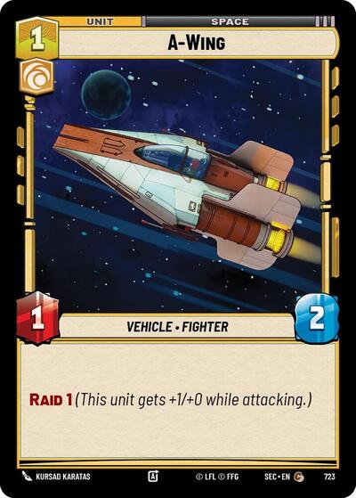A-Wing (Foil) - Foil (Secrets of Power)(SEC-0723/1167)(C)