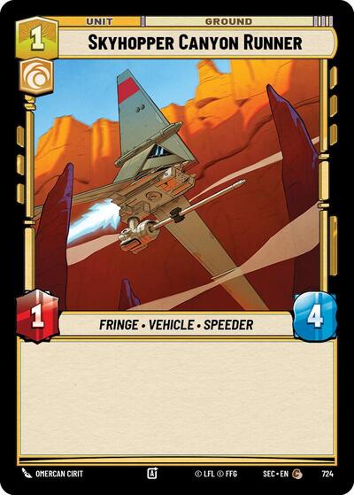 Skyhopper Canyon Runner (Foil) - Foil (Secrets of Power)(SEC-0724/1167)(C)