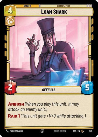 Loan Shark (Foil) - Foil (Secrets of Power)(SEC-0732/1167)(C)