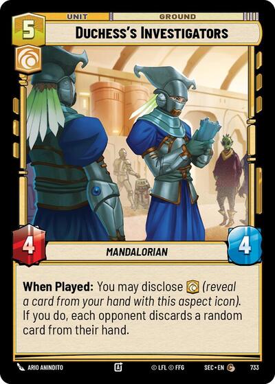 Duchess's Investigators (Foil) - Foil (Secrets of Power)(SEC-0733/1167)(C)