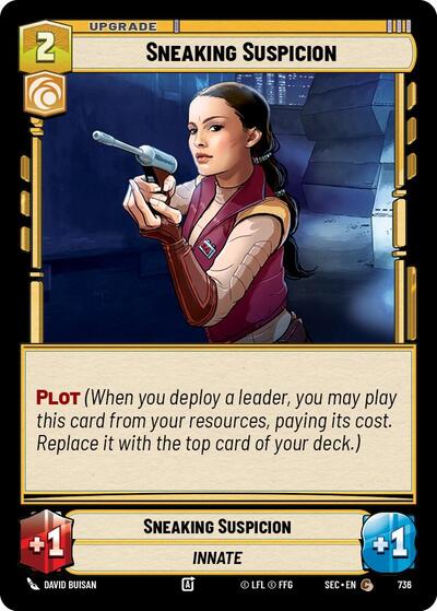 Sneaking Suspicion (Foil) - Foil (Secrets of Power)(SEC-0736/1167)(C)