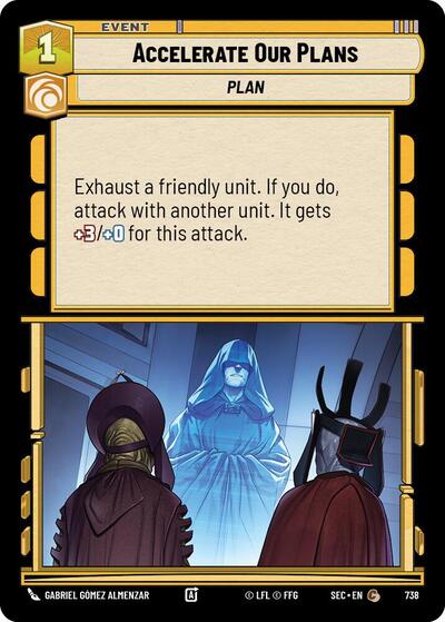 Accelerate Our Plans (Foil) - Foil (Secrets of Power)(SEC-0738/1167)(C)