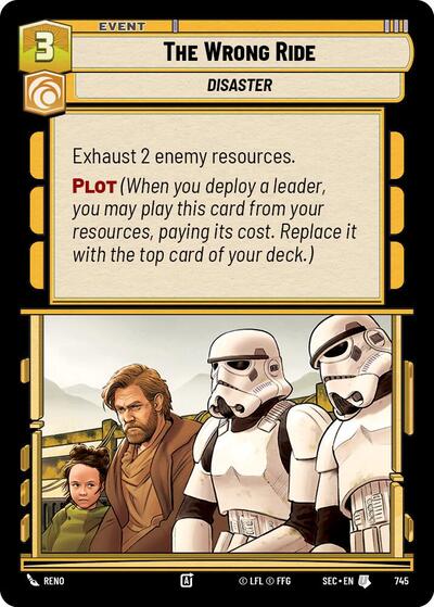 The Wrong Ride (Foil) - Foil (Secrets of Power)(SEC-0745/1167)(U)