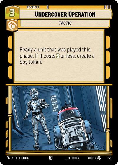 Undercover Operation (Foil) - Foil (Secrets of Power)(SEC-0746/1167)(U)