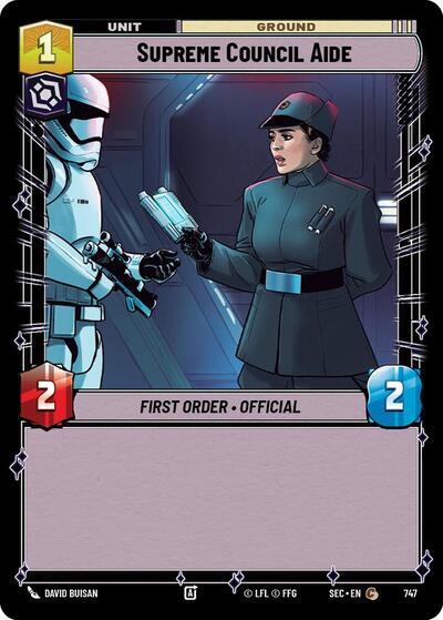 Supreme Council Aide (Foil) - Foil (Secrets of Power)(SEC-0747/1167)(C)