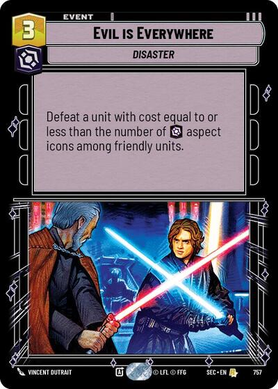 Evil is Everywhere (Foil) - Foil (Secrets of Power)(SEC-0757/1167)(R)