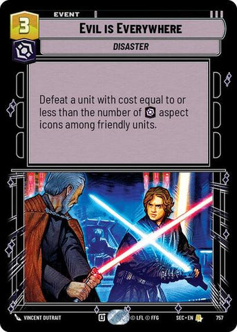 Evil is Everywhere (Foil) - Foil (Secrets of Power)(SEC-0757/1167)(R)