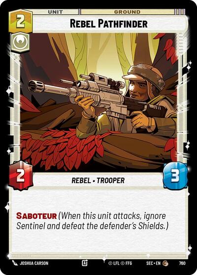 Rebel Pathfinder (Foil) - Foil (Secrets of Power)(SEC-0760/1167)(C)