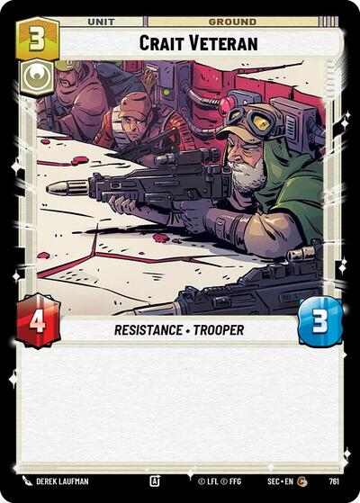 Crait Veteran (Foil) - Foil (Secrets of Power)(SEC-0761/1167)(C)