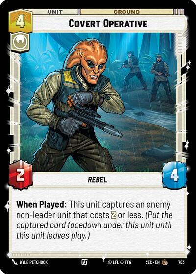 Covert Operative (Foil) - Foil (Secrets of Power)(SEC-0763/1167)(C)