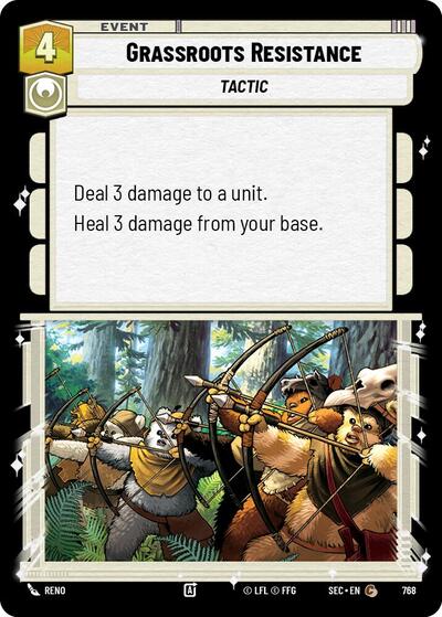 Grassroots Resistance (Foil) - Foil (Secrets of Power)(SEC-0768/1167)(C)