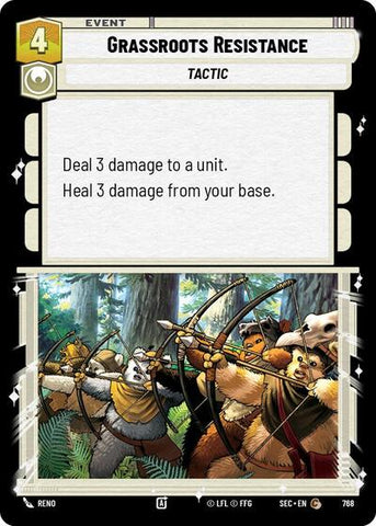 Grassroots Resistance (Foil) - Foil (Secrets of Power)(SEC-0768/1167)(C)