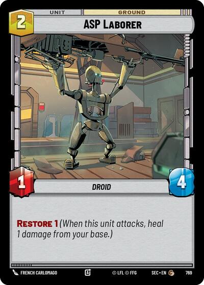 ASP Laborer (Foil) - Foil (Secrets of Power)(SEC-0769/1167)(C)