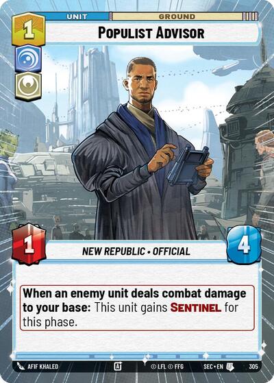 Populist Advisor (Hyperspace) (Secrets of Power)(SEC-0305/1167)(U)
