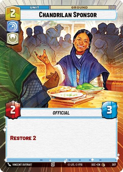Chandrilan Sponsor (Hyperspace) (Secrets of Power)(SEC-0307/1167)(C)