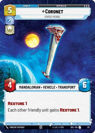 Coronet, Stately Vessel (Hyperspace) (Secrets of Power)(SEC-0311/1167)(U)