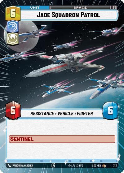 Jade Squadron Patrol (Hyperspace) (Secrets of Power)(SEC-0313/1167)(C)