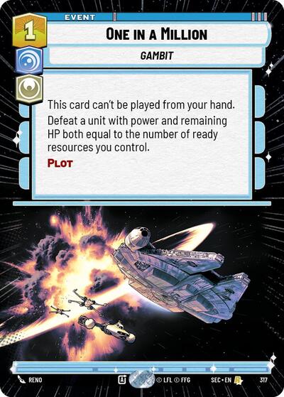 One in a Million (Hyperspace) (Secrets of Power)(SEC-0317/1167)(R)