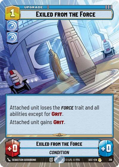Exiled from the Force (Hyperspace) (Secrets of Power)(SEC-0318/1167)(R)
