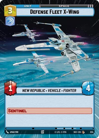Defense Fleet X-Wing (Hyperspace) (Secrets of Power)(SEC-0324/1167)(C)