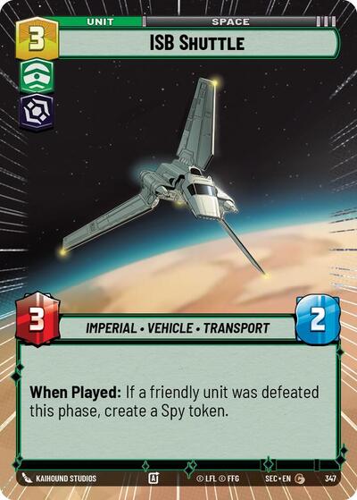 ISB Shuttle (Hyperspace) (Secrets of Power)(SEC-0347/1167)(C)