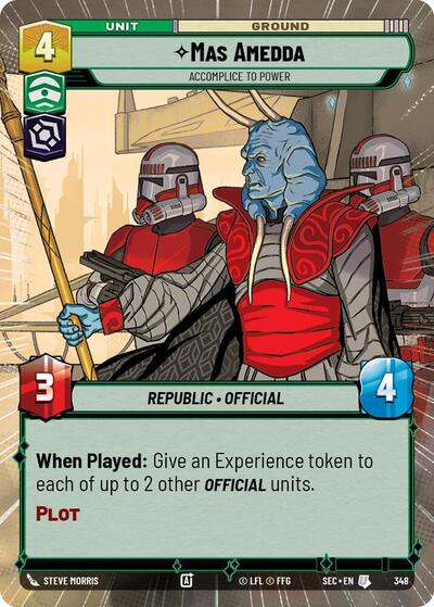 Mas Amedda, Accomplice to Power (Hyperspace) (Secrets of Power)(SEC-0348/1167)(U)