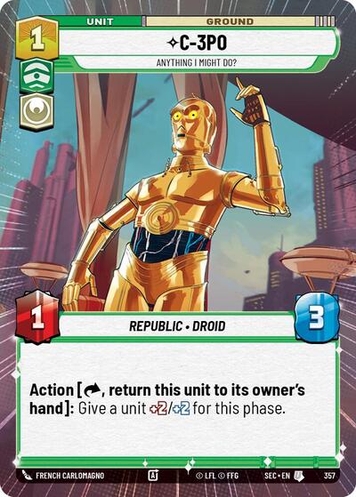 C-3PO, Anything I Might Do? (Hyperspace) (Secrets of Power)(SEC-0357/1167)(U)