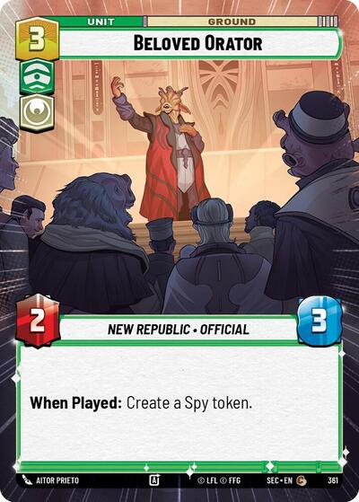 Beloved Orator (Hyperspace) (Secrets of Power)(SEC-0361/1167)(C)