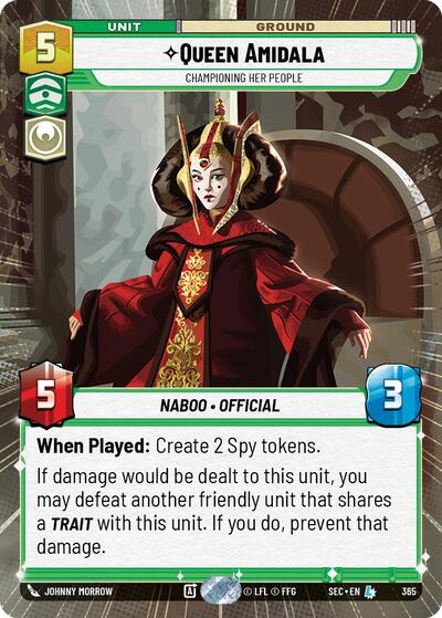Queen Amidala, Championing Her People (Hyperspace) (Secrets of Power)(SEC-0365/1167)(L)