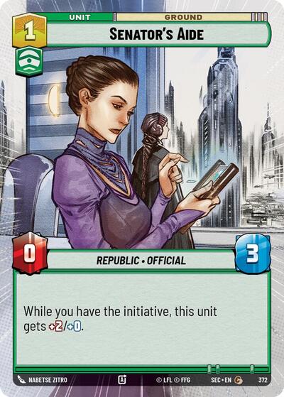 Senator's Aide (Hyperspace) (Secrets of Power)(SEC-0372/1167)(C)