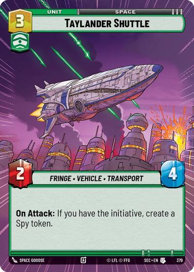 Taylander Shuttle (Hyperspace) (Secrets of Power)(SEC-0379/1167)(U)