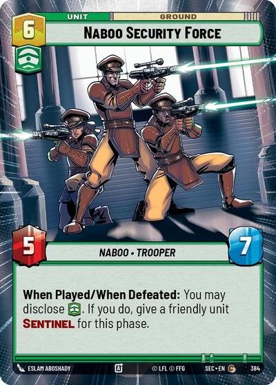 Naboo Security Force (Hyperspace) (Secrets of Power)(SEC-0384/1167)(C)