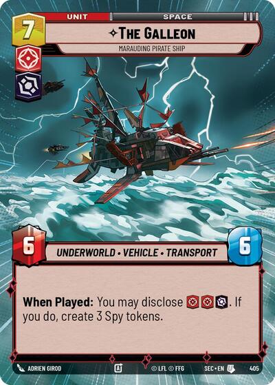 The Galleon, Marauding Pirate Ship (Hyperspace) (Secrets of Power)(SEC-0405/1167)(U)
