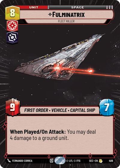 Fulminatrix, Fleet Killer (Hyperspace) (Secrets of Power)(SEC-0406/1167)(R)