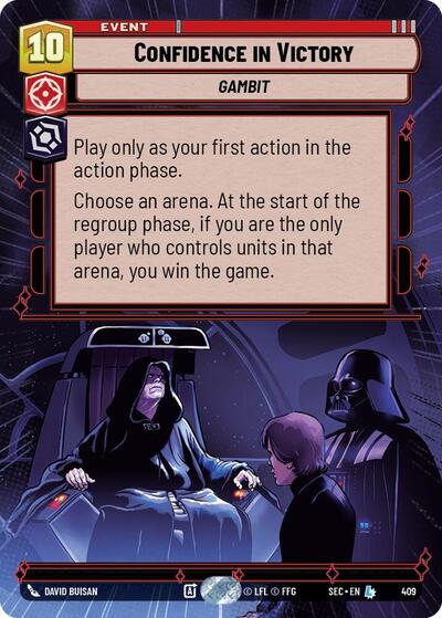 Confidence in Victory (Hyperspace) (Secrets of Power)(SEC-0409/1167)(L)