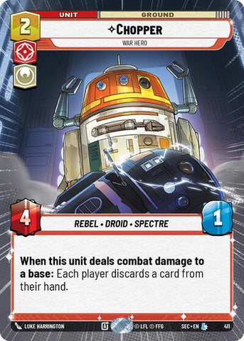 Chopper, War Hero (Hyperspace) (Secrets of Power)(SEC-0411/1167)(L)
