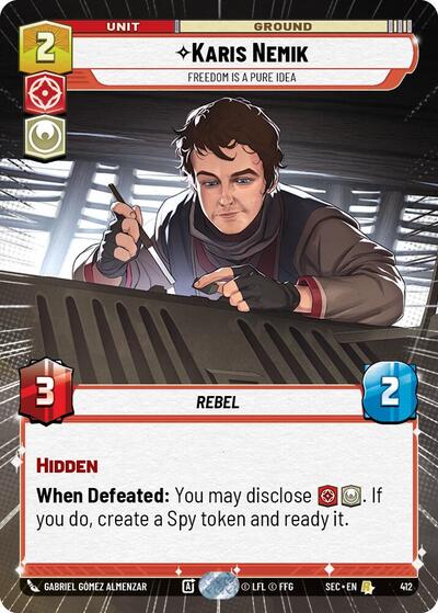 Karis Nemik, Freedom is a Pure Idea (Hyperspace) (Secrets of Power)(SEC-0412/1167)(R)